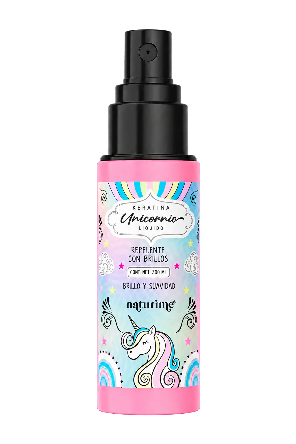 Desenredante Unicornio líquido con glitter 300 ml, imagen de referencia