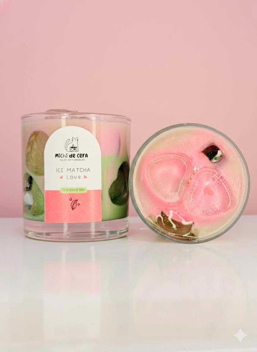 Vela Ice Matcha Love, fotografía del producto